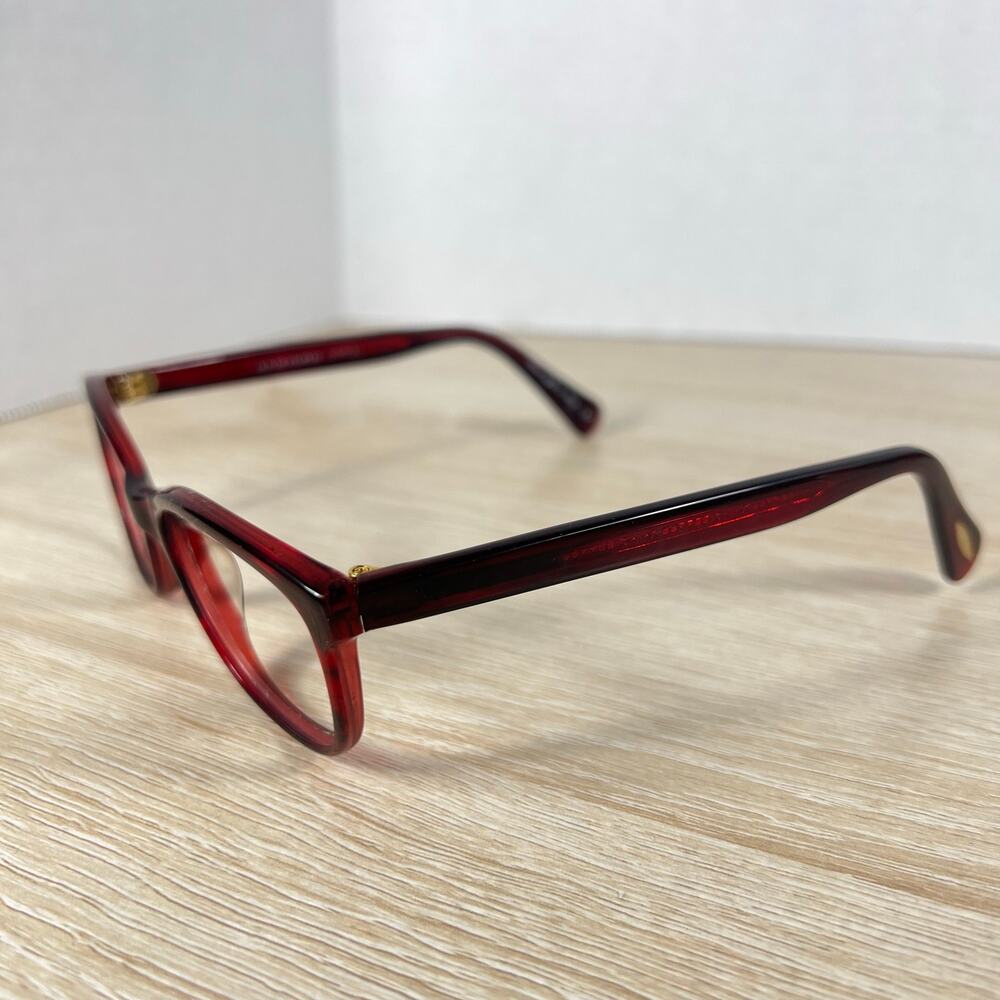 Oliver Peoples OV5194 1053 Follies Eyeglasses Red Frames Only 49-16-140 Italy - Picture 5 of 10